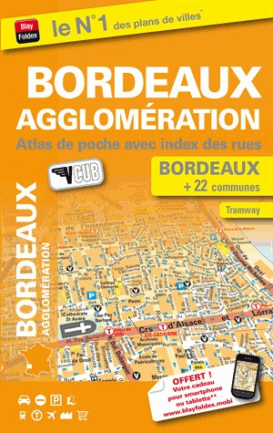 Bordeaux agglomération : Atlas de poche avec index des rues