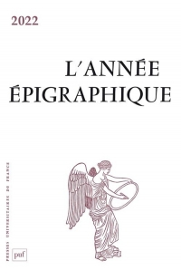 L'Année épigraphique, vol. 2022