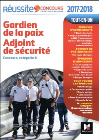 Réussite Concours Gardien de la paix adjoint de sécurité 2017 Premier-second concours catég B Nº20