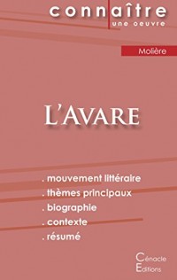 Fiche de lecture L'Avare de Molière (analyse littéraire de référence et résumé complet)