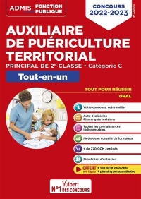 Concours Auxiliaire de puériculture territorial - Catégorie B - Tout-en-un: Concours 2023-2024