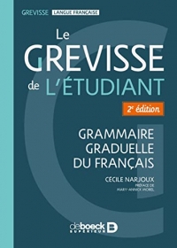 Le Grevisse de l'étudiant: Grammaire graduelle du français (2021)