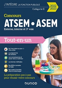 Concours ATSEM ASEM - 2022-2023: Externe, interne et 3e voie - Tout-en-un (2022-2023)