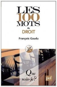 Les 100 mots du droit