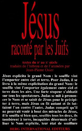 Jésus raconté par les juifs