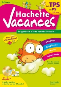 Hachette Vacances - J'entre en petite section de maternelle 2/3 ans