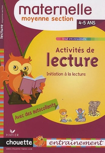 Activités de lecture MS : 4-5 ans