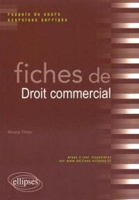 Fiches de Droit Commercial