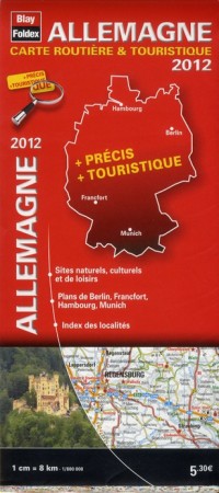 Allemagne 2012 - Carte routière et touristique
