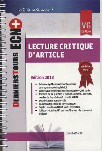 Lecture critique d'article