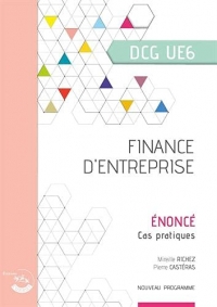 Finance d'entreprise - Énoncé: UE 6 du DCG