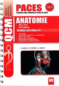 Anatomie tête & cou, petit bassin : Module spécifique S1
