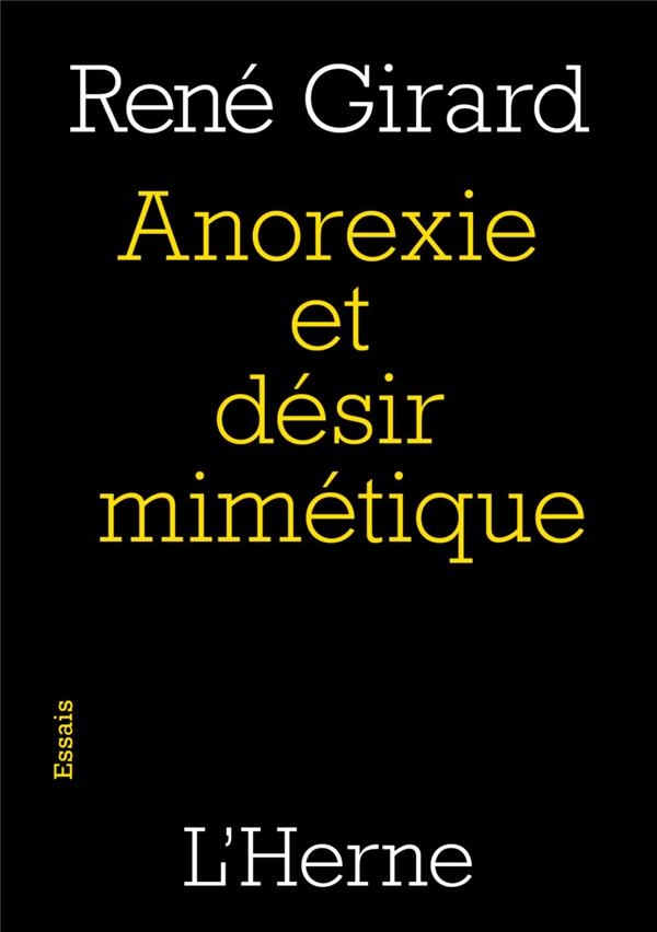 Anorexie et désir mimétique