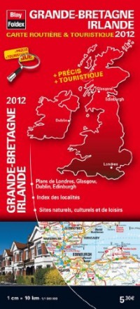 Grande Bretagne & Irlande 2012 - Carte routière et touristique