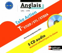 Anglais - Take action Terminales STI2D/STL/STD2A [LV1 - LV2] - 5 CD audio