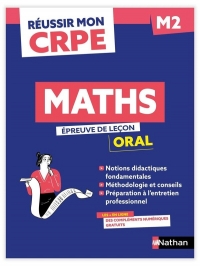 Réussir mon CRPE - Maths Admission Concours M2 oral 2027-2028