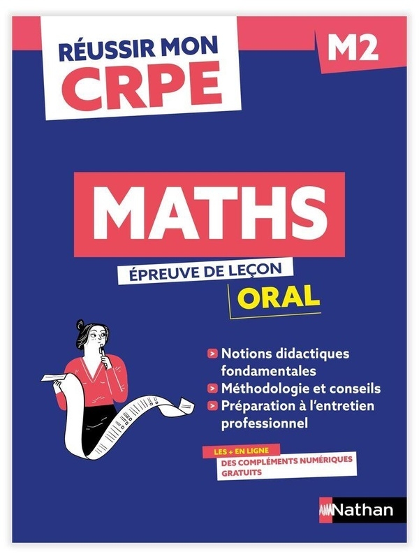 Réussir mon CRPE - Maths Admission Concours M2 oral 2027-2028