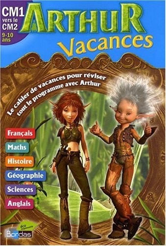 Cahier de vacances Arthur CM1/CM2 - (Ancienne édition)