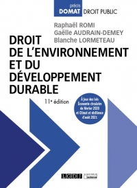Droit de l'environnement et du développement durable, 11eme ed