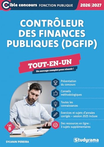 Contrôleur des finances publiques (DGFiP) – Tout-en-un (Catégorie B – Concours 2026-2027)