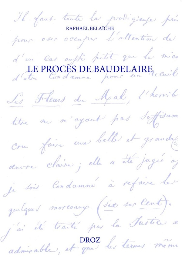 Le procès de Baudelaire