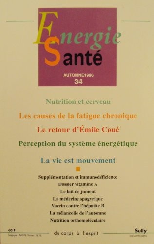 Revue n 34 energie sante automne 96