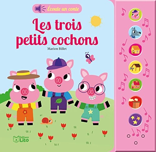 Ecoute un conte: Les trois petits cochons - Dès 18 mois