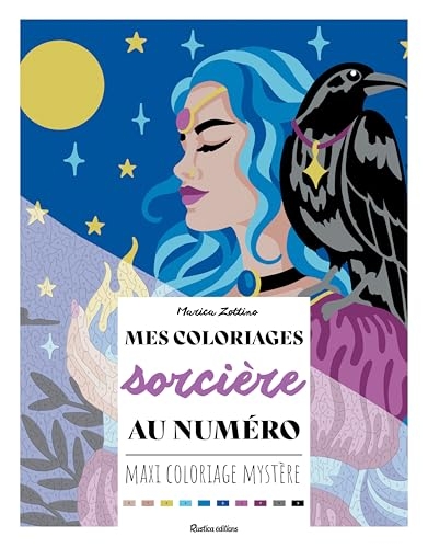 Mes coloriages au numéro - Sorcière