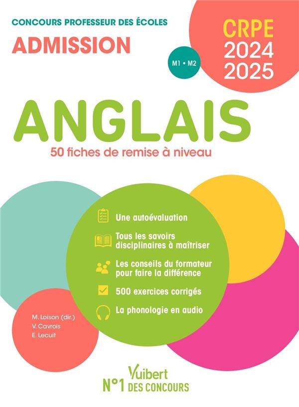 CRPE – Anglais – 50 fiches de remise à niveau