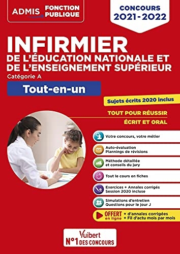 Concours Infirmier de l'Éducation nationale et de l'Enseignement supérieur - Tout-en-un: Concours 2021-2022 (2021)