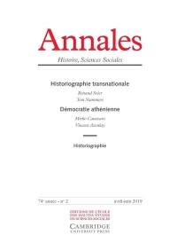 Annales Histoire Sciences Sociales 2019/1 - Économie, Sensibilites et Circulations au Moyen Age