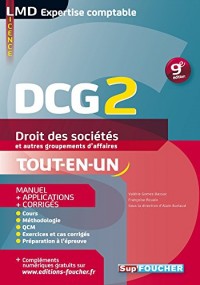 DCG 2 - Droit des sociétés et autres groupements d'affaires - Manuel et applications - 9e édition