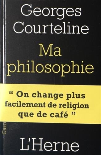 Ma philosophie
