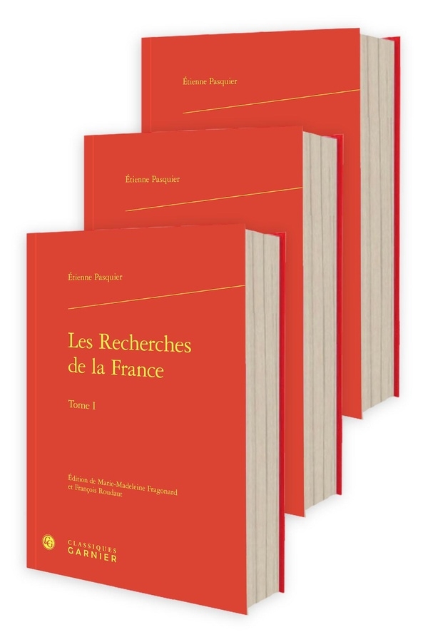 Les recherches de la france. tomes i-iii