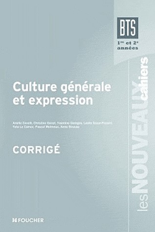 Culture générale et expression BTS Corrigé