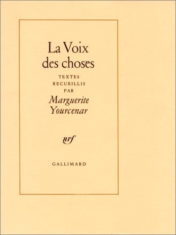 La Voix des choses