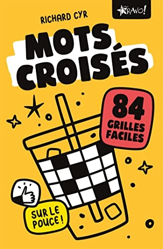 Mots croisés sur le pouce 84 grilles faciles