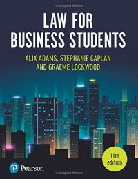 Law for Business Students, 11th Edition