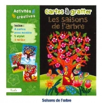 Les saisons de l'arbre cartes à gratter