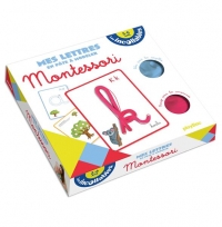 Les incollables - Montessori - Lettres en pâte à modeler