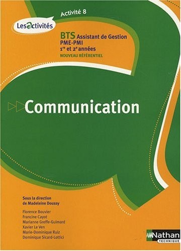 ACTIVITE 8 COMMUNICATION BTS