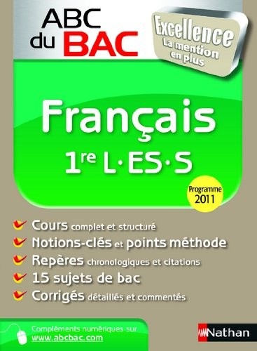 ABC du BAC Excellence Français 1re L.ES.S