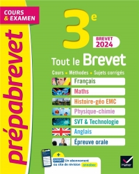 Prépabrevet Tout le brevet 2024 - 3e (toutes les matières): tout-en-un pour réussir sa 3e et son brevet