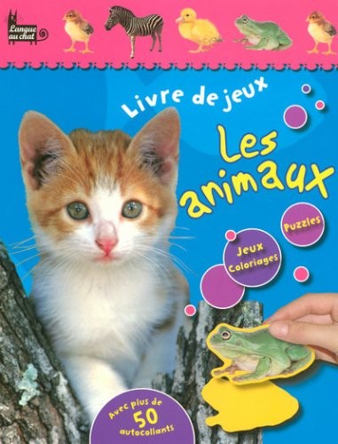 LIVRE DE JEUX LES ANIMAUX