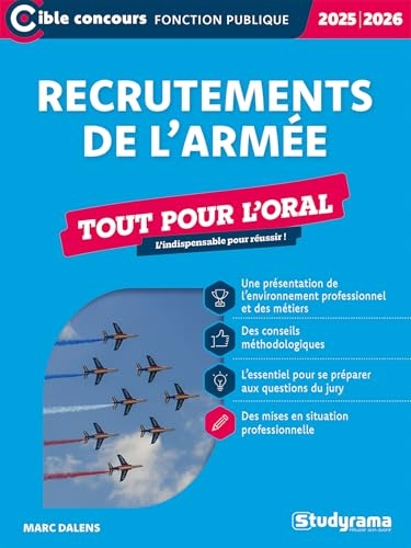 Recrutements de l’armée – Tout pour l’oral (Édition 2025-2026)