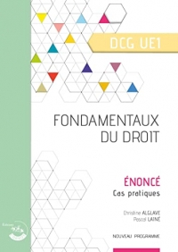 Fondamentaux du droit - Énoncé: UE 1 du DCG