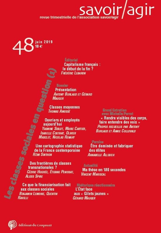 Savoir Agir N 48 - les Classes Sociales en Question (1)