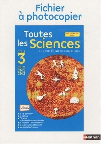 Toutes les sciences Cycle 3