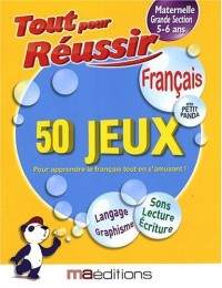 Français avec petit panda : 50 jeux Maternelle GS 5-6 ans