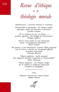 Revue d'éthique et de théologie morale 328